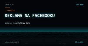 Grafika notatnika: reklama na Facebooku