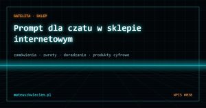 Okładka: prompt dla czatu w sklepie internetowym